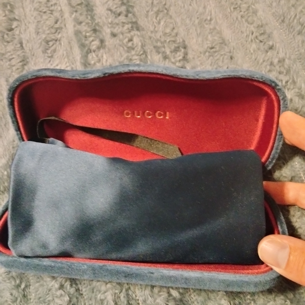 Gucci Blue Sunglasses Case